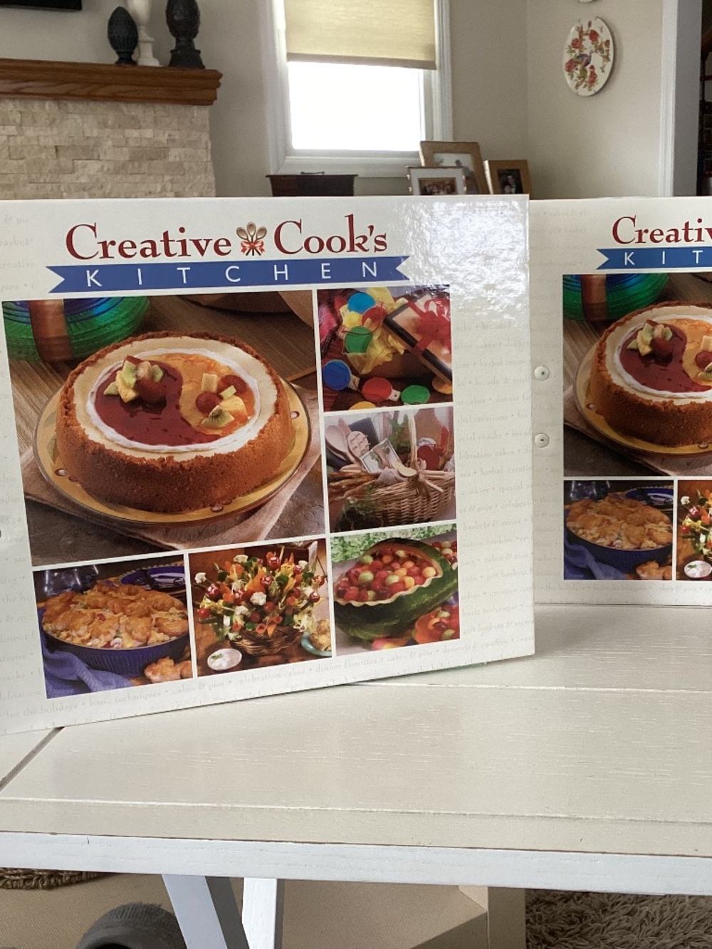 Set of (2) “Creative Cooks Kitchen” Recipe Binders